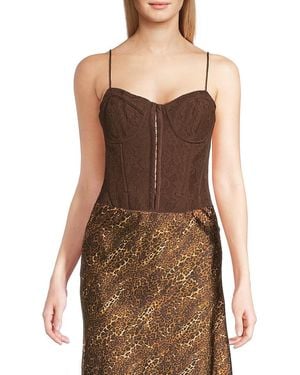 Cami NYC Arlette Lace Bodysuit - Brown