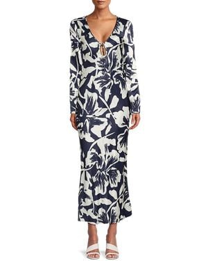 Third Form Untamed Floral Maxi Dress - White