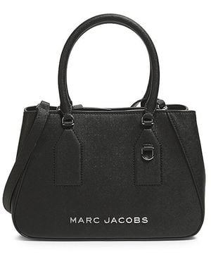 Marc Jacobs Logo-Detailed Satchel - Black