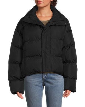 Balenciaga Stand Collar Puffer Jacket - Grey