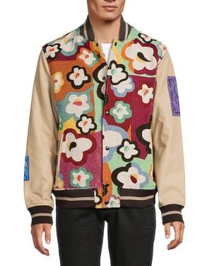 Scotch & Soda Burton Morris Varsity Jacket - Red