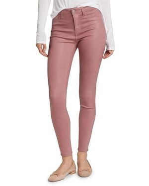 L'Agence Marguerite High-rise Stretch Skinny Jeans - Pink