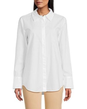 7 For All Mankind Classic Button Down Shirt - White