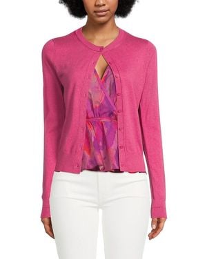 10 Crosby Derek Lam Thibeaut Cotton-cashmere Cardigan - Pink