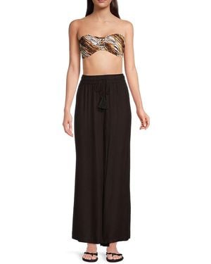 La Moda Clothing Cover-Up Pants - Black