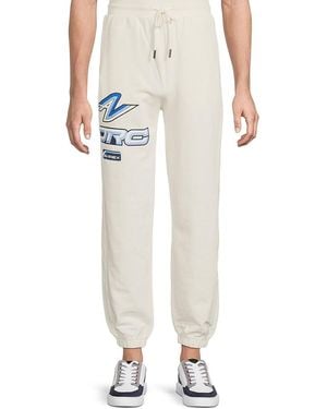 Avirex Offshore Logo Cotton Sweatpants - White