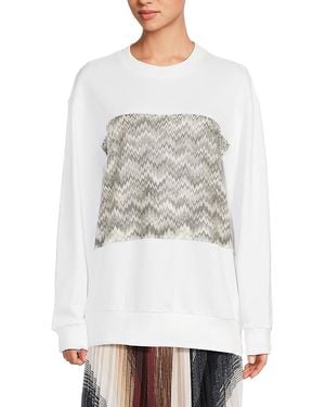 Missoni Chevron Graphic Sweatshirt - White