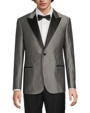 Emporio Armani Peak Lapel Dinner Jacket - Grey