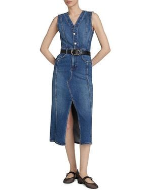 Rails Westwood Denim Sleeveless Midi-Dress - Blue