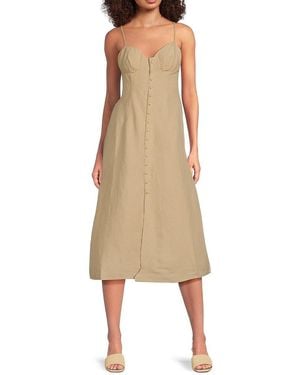 Onia Corset Midi Dress - Natural