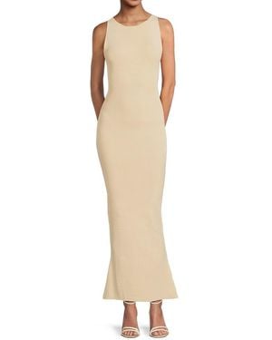 WeWoreWhat Ribbed Maxi Dress - Natural