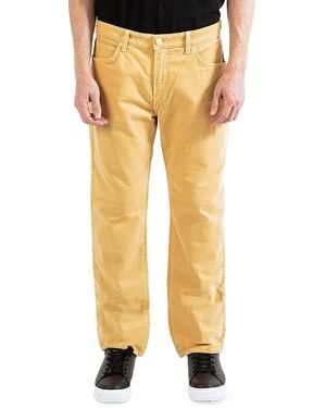 Monfrere Five-pocket Baggy Jeans - Yellow