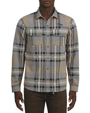 PRPS Big Sky Plaid Flannel Shirt - Gray