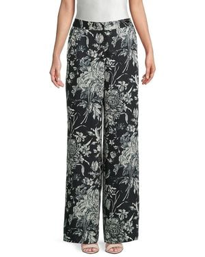 Emanuel Ungaro Clea Floral Wide-leg Trousers - Multicolour