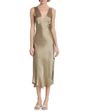 Rails Monique Satin Midi-Dress - Natural