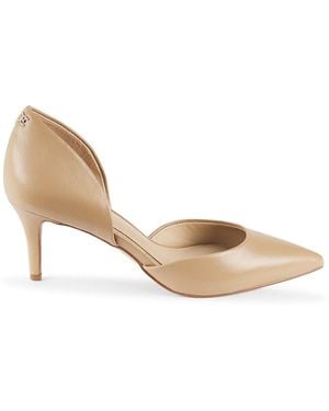 Sam Edelman Jaina 63Mm Leather D'Orsay Court Shoes - Natural