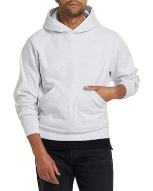 Noah Heavyweight Sleeve Logo Hoodie - White