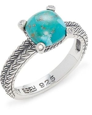 Effy ENY Sterling, Diamond & Ring - Blue