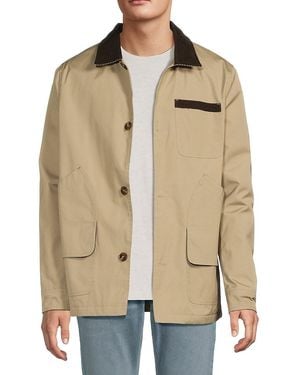 HUNTER Samuel Cotton Jacket - Natural