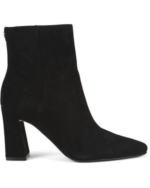 Nine West Reraye 85Mm Suede Ankle Boots - Black