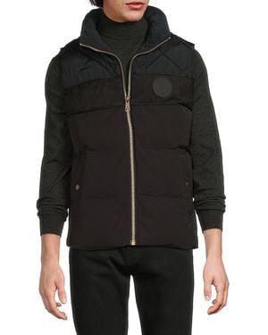 Scotch & Soda Ovela Quilted Puffer Vest - Black