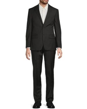 Calvin Klein Maxwell Wool-Blend Slim-Fit Suit - Black