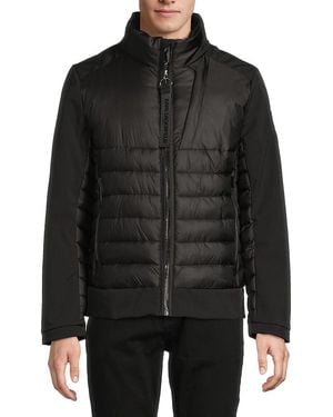 Karl Lagerfeld Quilted Puffer Jacket - Black