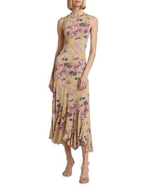 Prabal Gurung Tulsi Patch Midi-dress - Natural
