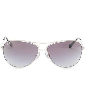 Ray-Ban Rb3293 63Mm Aviator Sunglasses - Metallic