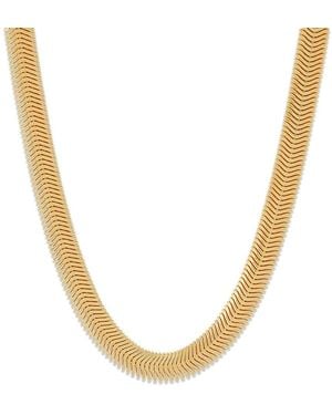 Saks Fifth Avenue 18K Goldplated Snake Chain Necklace, 6.3Mm - Metallic