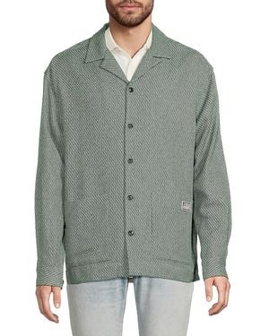 Scotch & Soda Knitted Relaxed Fit Jacket - Green