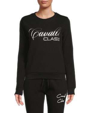 Cavalli Class by Roberto Cavalli Logo Sweatshirt - Black