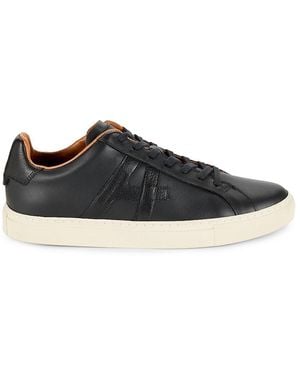 Allen Edmonds Centre Court Leather Low Top Trainers - Black