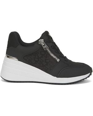 DKNY Kalina 75Mm Logo Low-Top Sneakers - Black