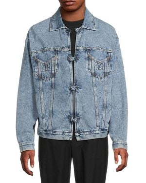 Opening Ceremony Washed Denim Jacket - Blue