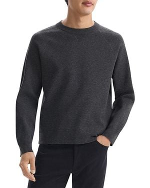 Theory Knit Crewneck Sweatshirt - Grey