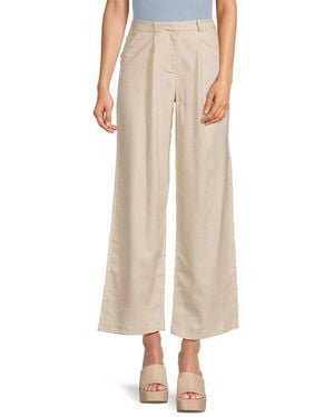 Vero Moda Soffie Cropped Pants - Natural