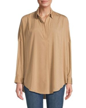 French Connection Rhodes Relaxed Collared Shirt - Natural