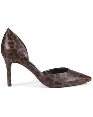 Calvin Klein 80Mm Gloria Solid D'Orsay Pumps - Metallic