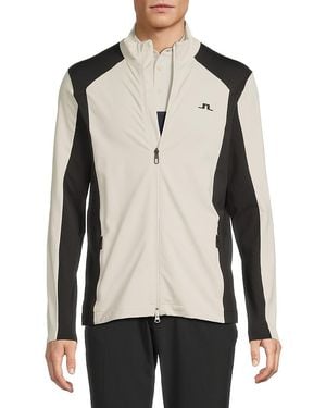 J.Lindeberg J. Lindeberg Banks Zip Mid Layer Jacket - Natural