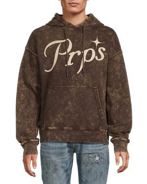 PRPS 'Substruction Logo Hoodie - Brown