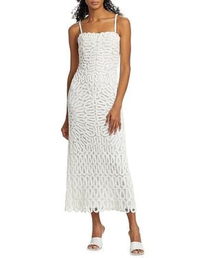 Jonathan Simkhai Elise Crocheted Midi-Dress - White