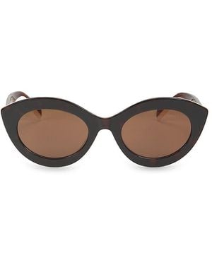 PUCCI 53mm Cat-eye Sunglasses - Brown