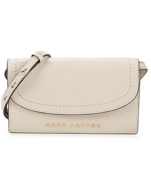 Marc Jacobs Logo Leather Crossbody Bag - White