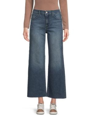 Hudson Jeans Roaslie High-rise Wide Leg Jeans - Blue