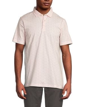 Bugatchi Victor Short-Sleeve Polo Shirt - White