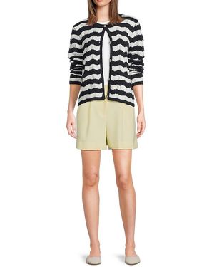 Saks Fifth Avenue Wave Striped Cardigan - Natural