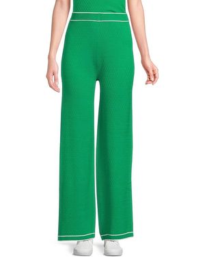 Amanda Uprichard 'Euclid Knit Trousers - Green