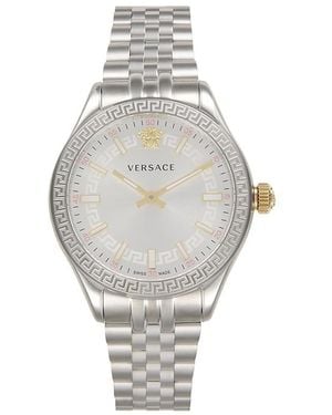 Versace Hellenyium Stainless Steel Bracelet Watch/36Mm - Grey