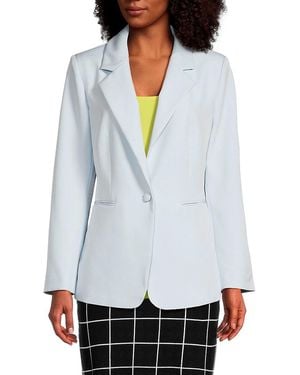 Saks Fifth Avenue 'Notch Lapel Jacket - White